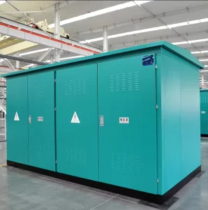 YB European 100 5000kVA Prefabricated Box Type Substation Photovoltaic Step Box Transformer Galvanized Steel IP34 Supports