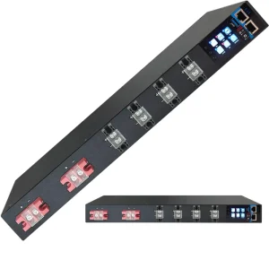 YESEEDER Dual Input 12V 24V 48V DC PDU Smart Rack Power Distribution Unit 4 Port 10A 16A MODBUS MQTT TELNET