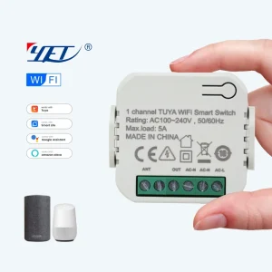 YET479WTR Upgrade 100V 240V WiFi Smart Control Switch Home Automation Tuya App Wireless Intelligent Controller