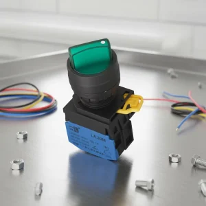 YIJIA LA36M XD 22MM Illuminated Multicolor Plastic Selector Switch YJ139 LA38 2 Way 3 Way Position Select 1NO1NC CE CCC 10A IP40