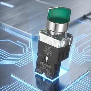 YJ139 XB2 XD 22MM Illuminated LED Plastic Selector Switch 2 Way 3 Way Position Select 1NO1NC CE CCC 10A 220V IP40 Instrument