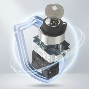 YJ139 XB2 Y 22MM Key lock Selector Switch Position Customize 10A High Current 250VAC Screw Terminal IP40 Plastic 40~+60