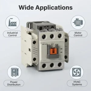 YOGU GMC AC Magnetic Contactor 9A 12A 18A 22A 32A 40A 50A 65A 75A 85A 100A Motor Starter Contactor