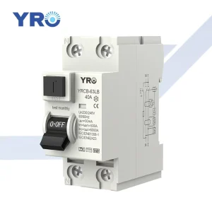 YRCB 63LB Type B RCCB 2P 63A 30mA 6KA AC RCD Miniature Circuit Breaker Earth Leakage Current Breaker for EV System
