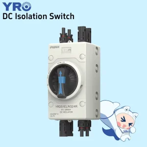 YRO Solar PV DC Isolation Switch IP66 Outdoor Waterproof 4P 1000V Rotating Handle OEM ODM Low Voltage Disconnectors Switch