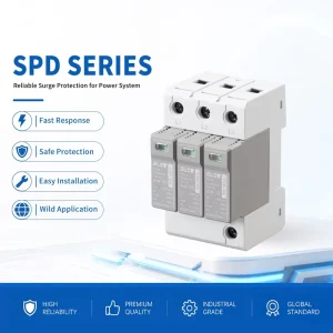 YSP-A6 3P 275V AC SPD 20kA/40kA T2 Surge Protective Device for 3-Phase Power Lightning Protection