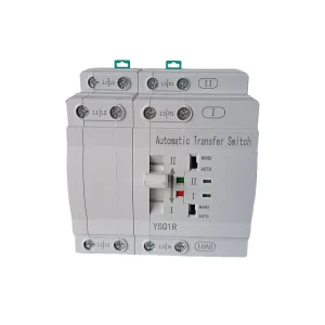 YSQ1R-63 4P ATS Dual Power Automatic Transfer Switch 63A 230V AC Industrial Power IEC60947-11 PC Type