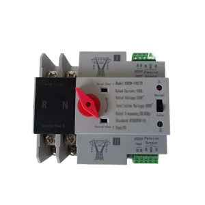 YSQ3R-100/2P 230V AC Dual Power PC Level Industrial Use Automatic Transfer Switch Manually or Automatically Operate