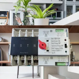 YSQ3R-100/4P Dual Power Automatic Transfer Switch 100A AC220V 50/60Hz PC Type