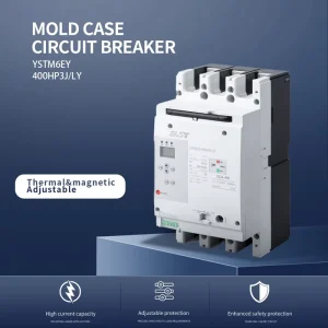 YSTM6EY-400HP3 Intelligent Four Remote Control Circuit Breaker MCCB Air Switch 3P