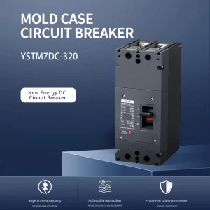 YSTM7DC-320 2P Solar PV Molded Case Circuit Breaker (MCCB) DC 100A-1600A
