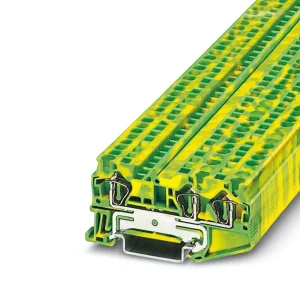 Yellow Green Ground Terminal Block USLKG1.5 2.5 3 5 6 10 16 35 DIN Rail Mounted UK1.5 2.5 Screw Terminal Strip