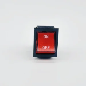 Yongxing Toggle Switch KCD2 Series 16a 250v 4 Pin Black Rocker Switch SPST DPDT Black Housing