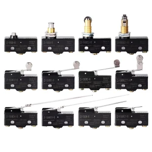 Z-15GW22-B Roller Lever Hinge Push Button Micro Switch Limit Travel Switch