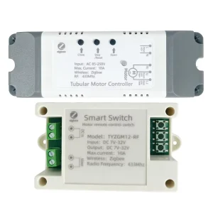 ZB TDQ DJ Tuya Zigbee Smart DC Motor Forward and Reverse Controller Electric Actuator 12V 220V Mobile Remote Switch