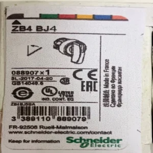 ZB4 BJ4 Long Lever Selector Switch 2 Position Spring