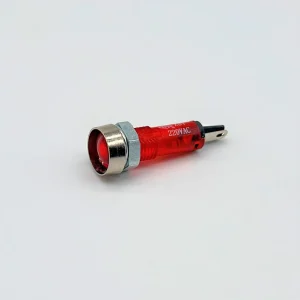 ZD Series 7mm 220VAC Red LED Lamp Plastic Indicator Light