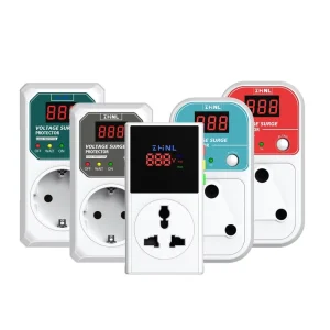 ZHNL 16A Single Phase Plug Type Household Digital Fridge Guard Over Under Protection Device Voltage Protector for Refrigerators