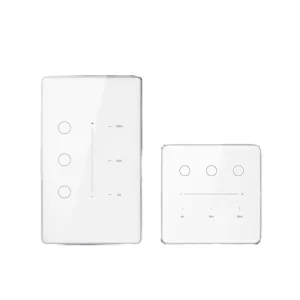 Zigbee Smart Dimmer Switch Work with Tuya Smart 3 Gang Remote Control US EU Standard Light Switch Percentage Control