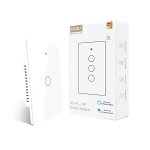 Zigbee Smart Home App Remote Control Single Fire Wire and Neutral Wire Smart Wall Switch 1 Gang Smart Switch