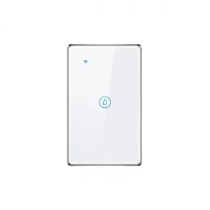 Zigbee Smart Switch Google Home Alexa Voice Control WiFi for High end Aluminum Frame Tempered Glass Panel 240V 20A Zero Fire