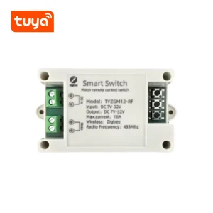 Zigbee Tuya Smart Mobile App Remote Control 10A 32V DC AC Motor Forward Reverse Electric Pushrod Switch Smart Home System Home