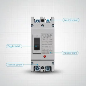 cncsgk DC MCCB Breaker FMM1-PV Moulded Case Circuit Breaker for Solar PV Systems
