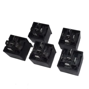 vehicle parts 5 Pins Universal 12V 40A Amp SPDT Auto Vehicle Power Control Relays 5 PCS